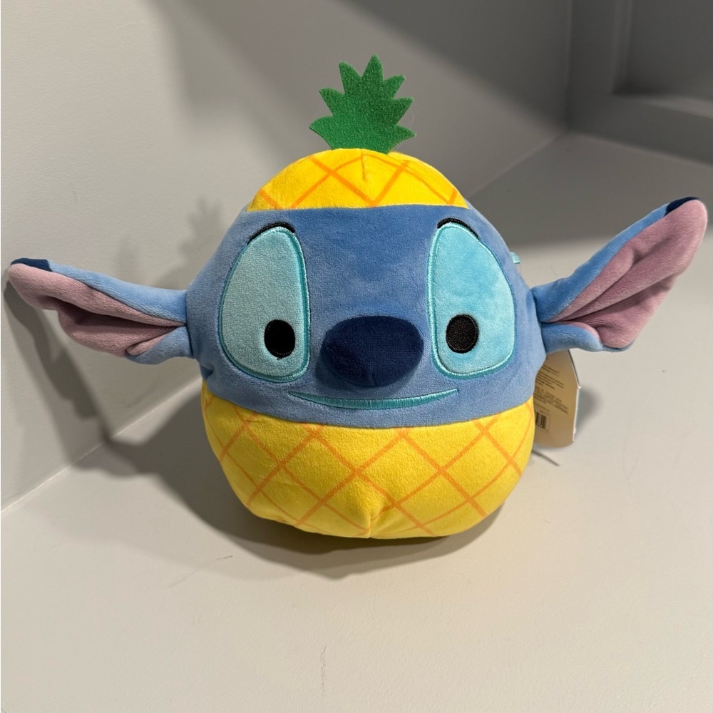 Disney Squishmallow Stitch Pineapple Tags